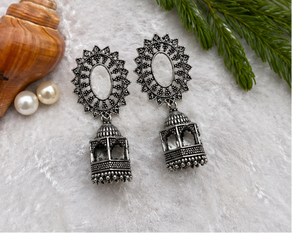 Oxidised Boho Earrings