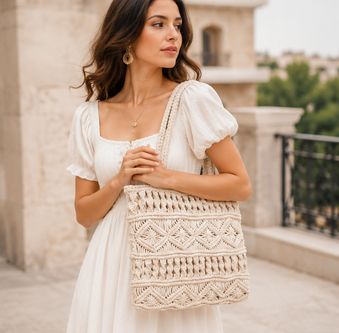 HANDMADE MACRAME BAG