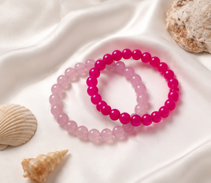 OPAQUE GLASS BRACELETS ( SET OF 2 )