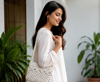 HANDMADE MACRAME BAG