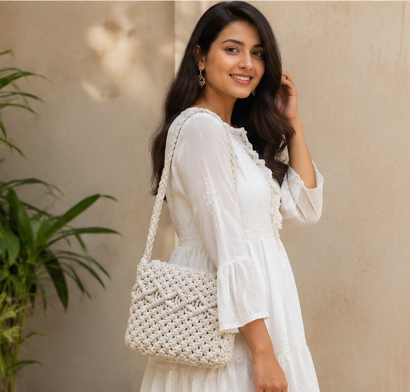 HANDMADE MACRAME BAG
