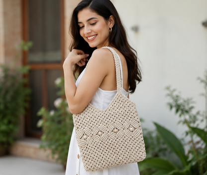 HANDMADE MACRAME BAG