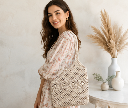 HANDMADE MACRAME BAG