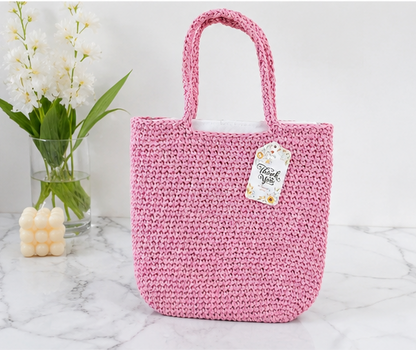HANDMADE COTTON CROCHET BAG
