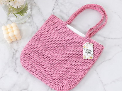 HANDMADE COTTON CROCHET BAG