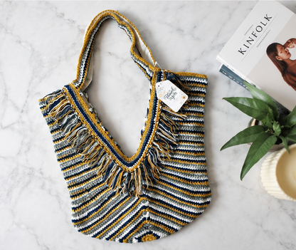 HANDMADE COTTON CROCHET BAG