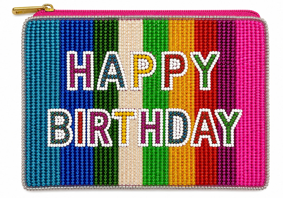 HANDMADE BEADED COIN PURSE
