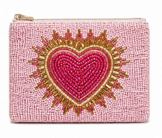 HANDMADE BEADED COIN PURSE