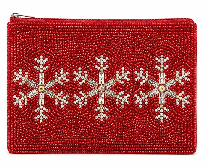 HANDMADE BEADED COIN PURSE