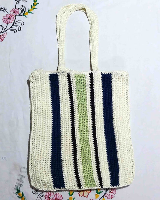 HANDMADE COTTON CROCHET BAG