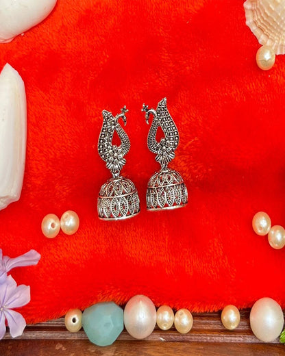 Oxidised Boho Earrings