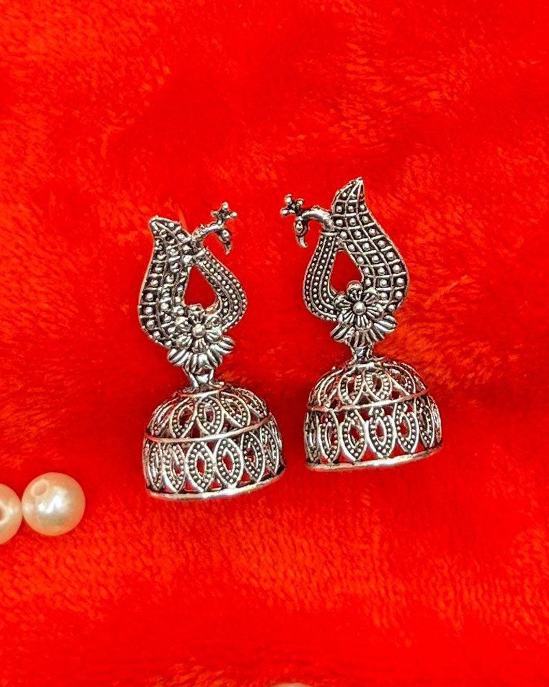 Oxidised Boho Earrings