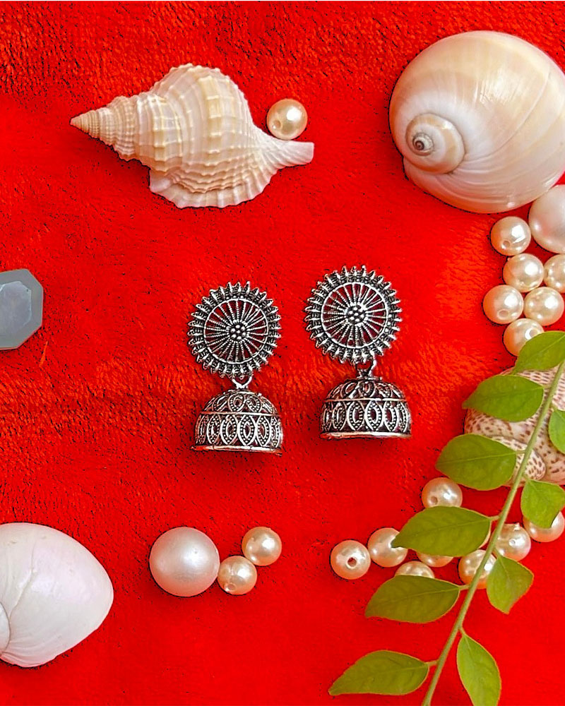 Oxidised Boho Earrings