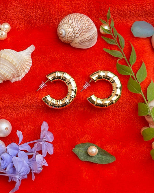 Croissant Hoop Earring