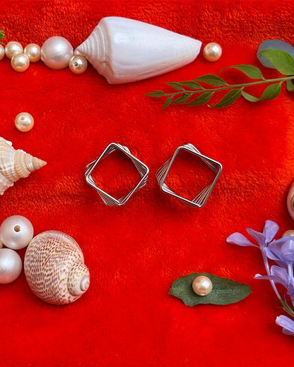 Square Spiral Earring