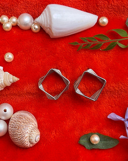 Square Spiral Earring