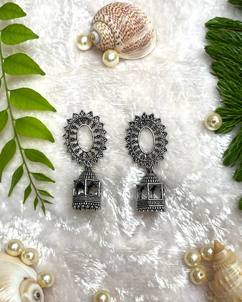 Oxidised Boho Earrings