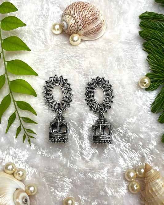 Oxidised Boho Earrings