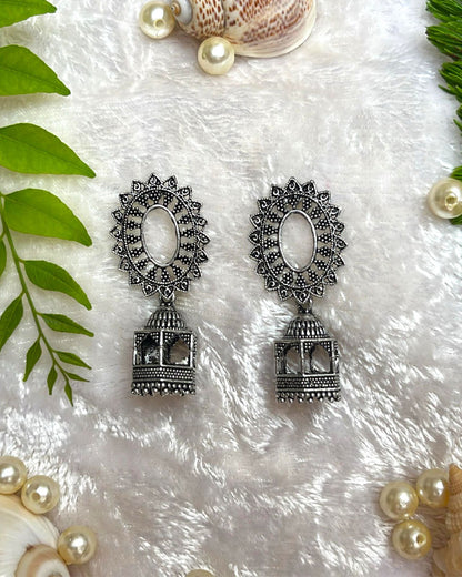 Oxidised Boho Earrings