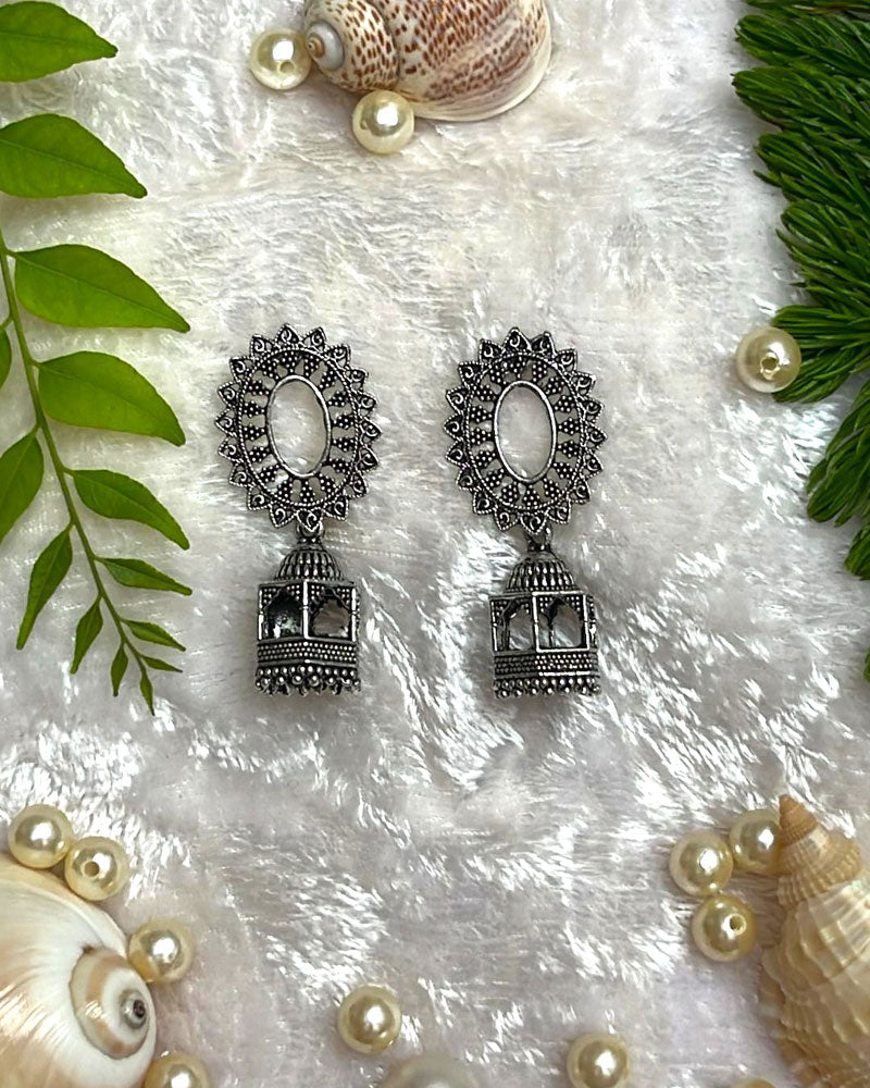 Oxidised Boho Earrings