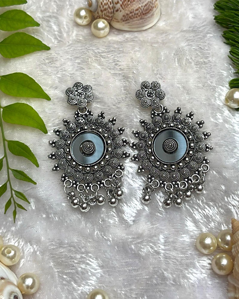 Oxidised Boho Earrings