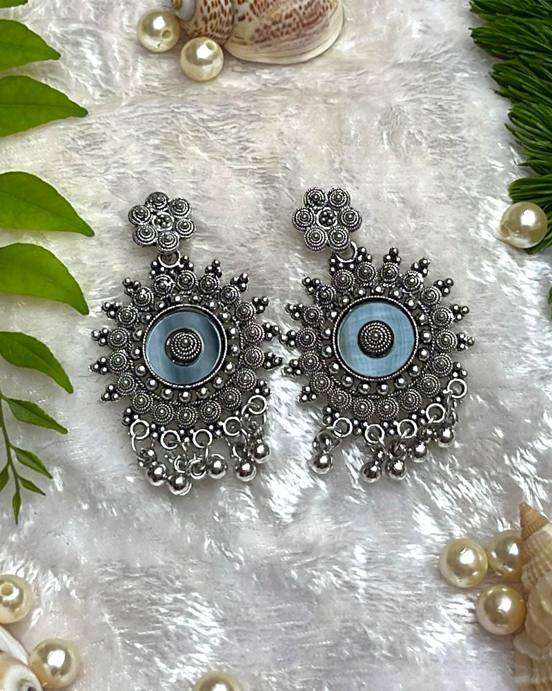 Oxidised Boho Earrings