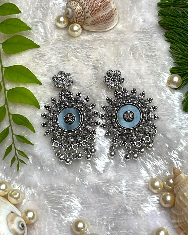 Oxidised Boho Earrings