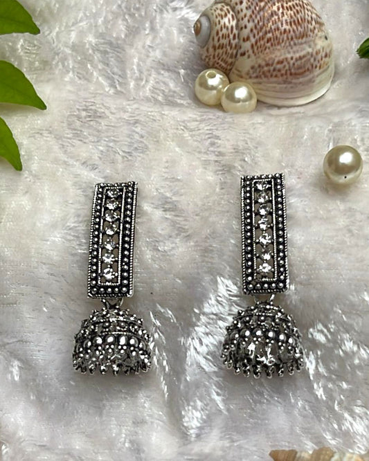 Oxidised Boho Earrings