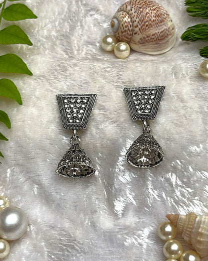 Oxidised Boho Earrings