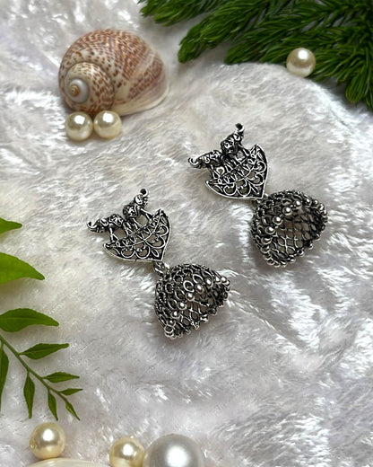 Oxidised Boho Earrings