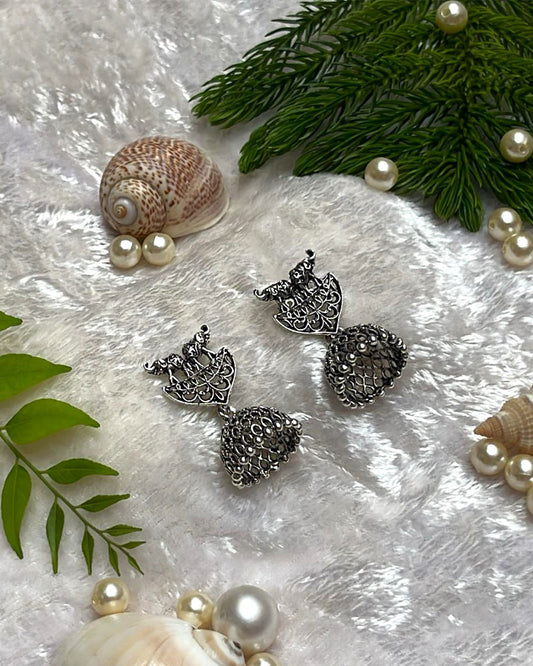 Oxidised Boho Earrings