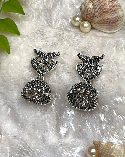 Oxidised Boho Earrings