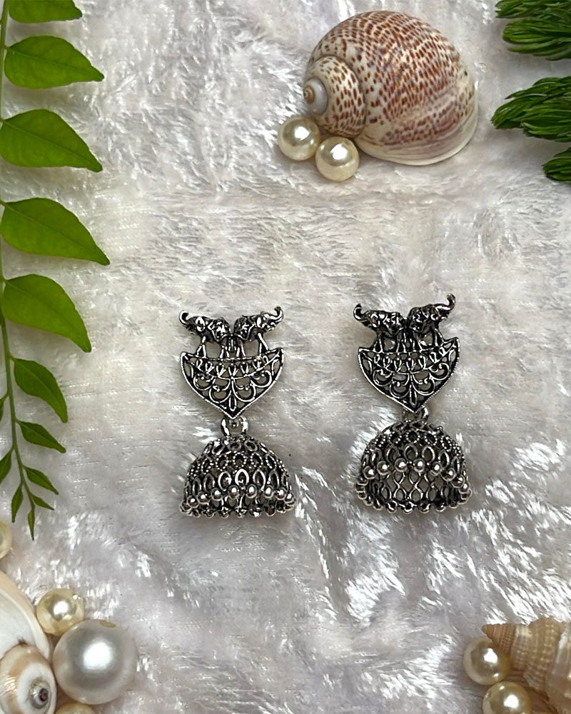 Oxidised Boho Earrings