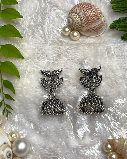 Oxidised Boho Earrings