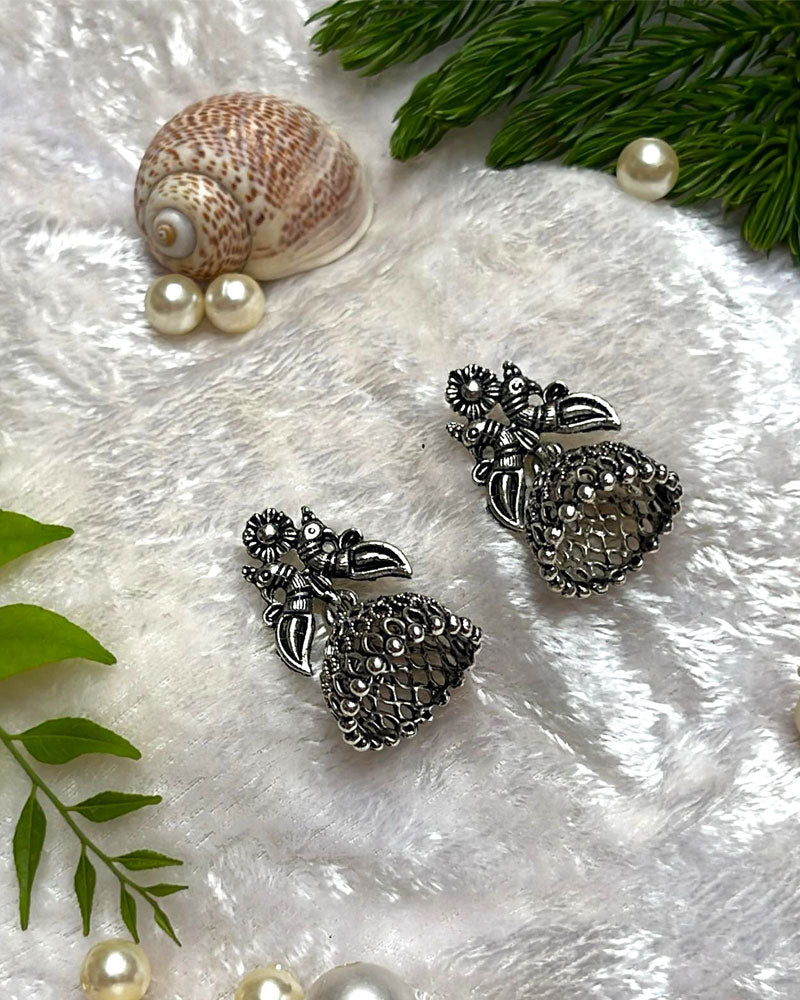 Oxidised Boho Earrings