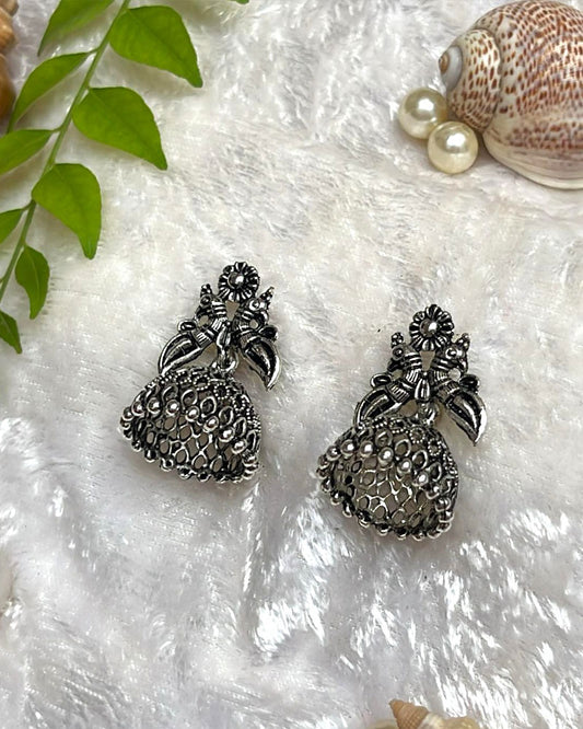 Oxidised Boho Earrings