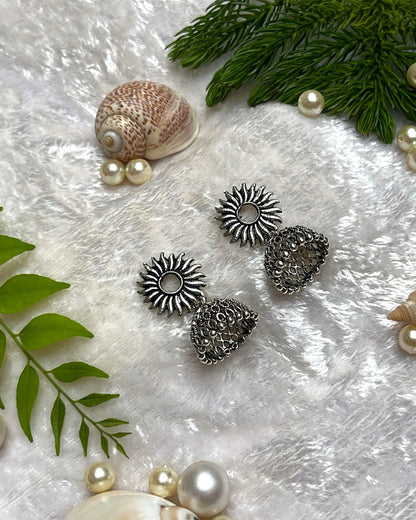 Oxidised Boho Earrings