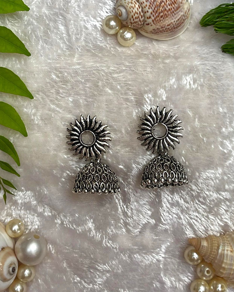 Oxidised Boho Earrings