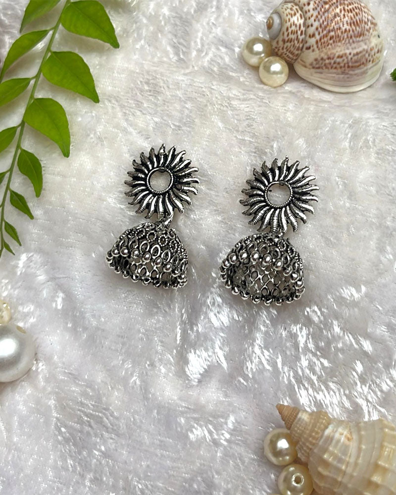 Oxidised Boho Earrings
