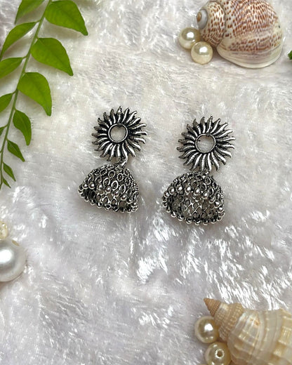 Oxidised Boho Earrings