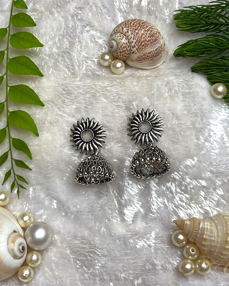 Oxidised Boho Earrings