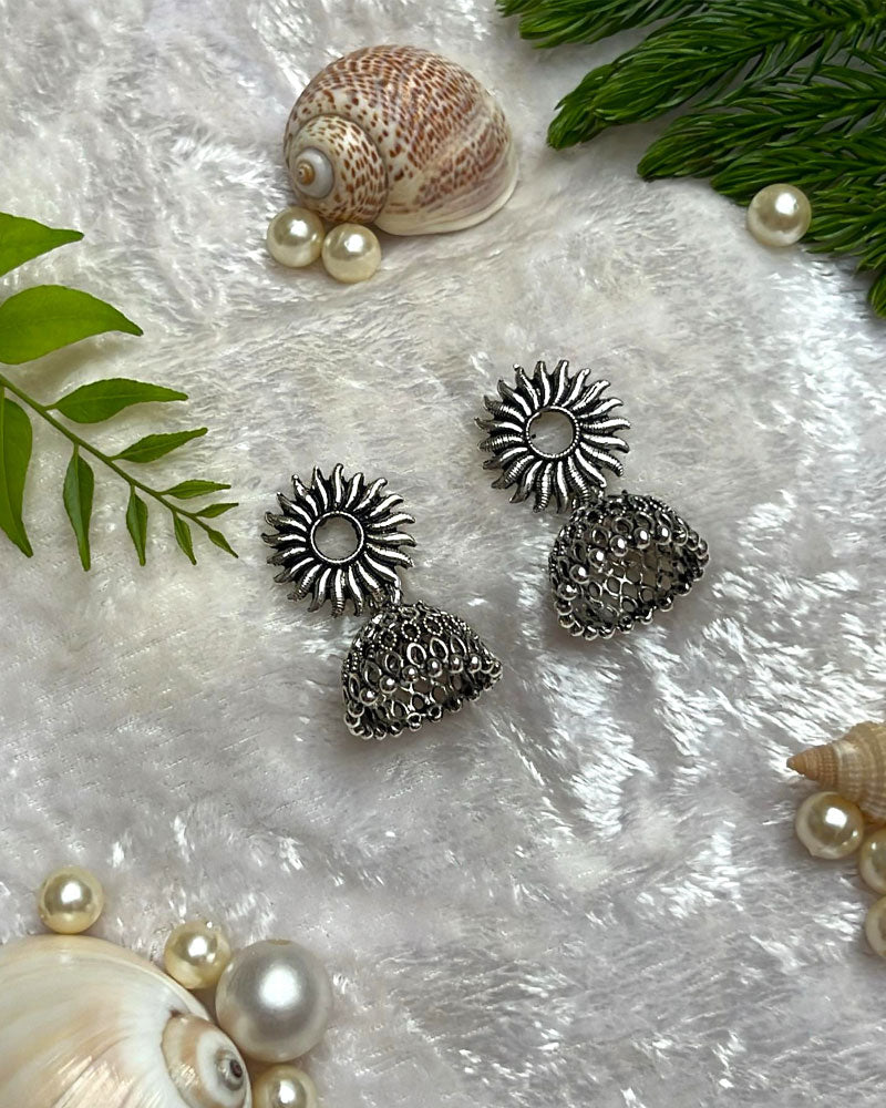 Oxidised Boho Earrings