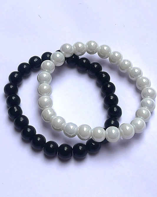 OPAQUE GLASS BRACELETS ( SET OF 2 )