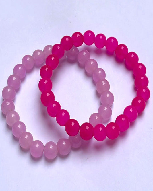 OPAQUE GLASS BRACELETS ( SET OF 2 )