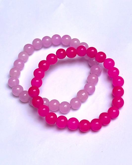 OPAQUE GLASS BRACELETS ( SET OF 2 )