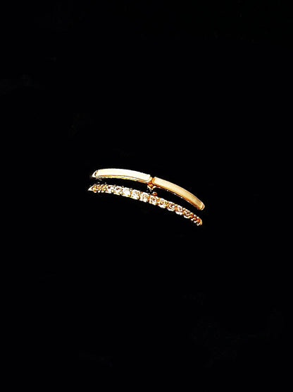RHINESTONE AD RING