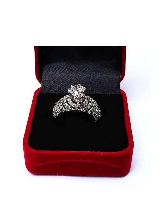 CRYSTAL RHINESTONE AD RING