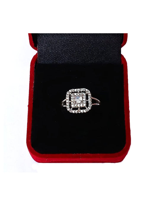 PINK RHINESTONE AD RING