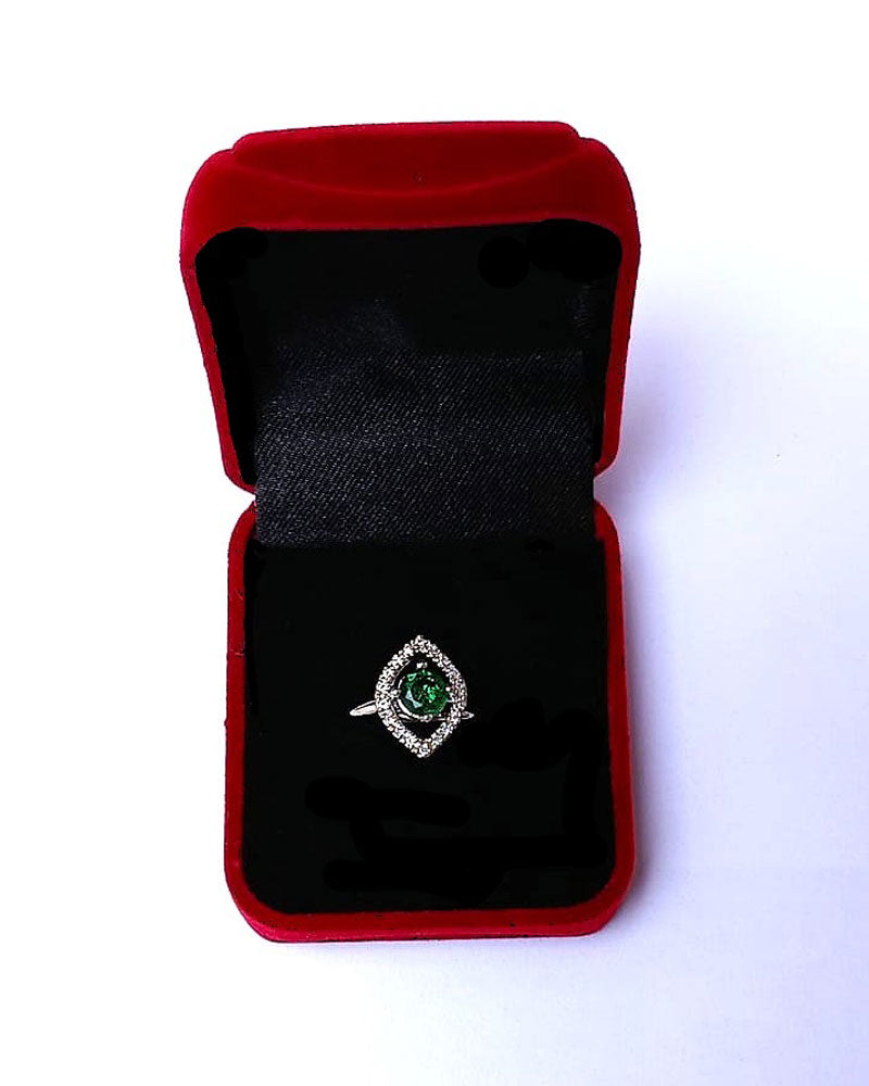 PINK RHINESTONE AD RING