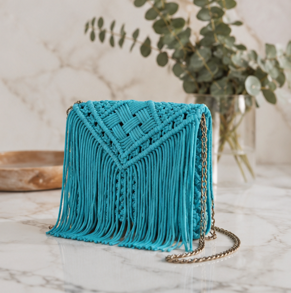 HANDMADE MACREME BAG